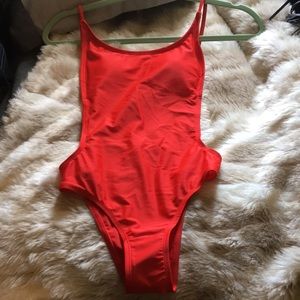 Sunny Co. red swimsuit